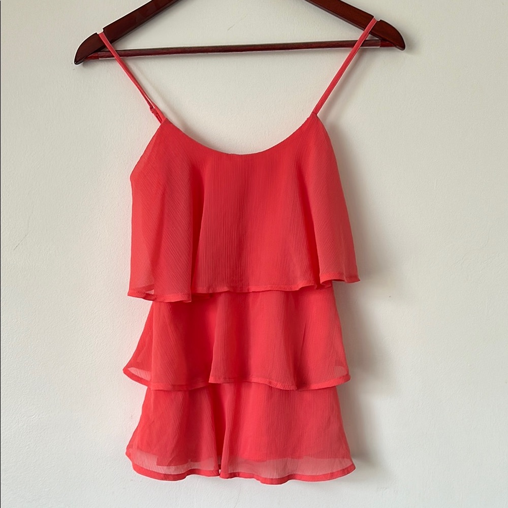 Candie's Pink Tiered Sleeveless Camisole